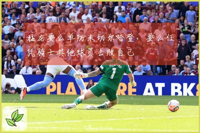 猛龙要么单防米切尔哈登，要么任凭骑士其他球员击败自己